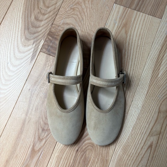 The Row Shoes - The Row suede Boheme Mary Jane’s
